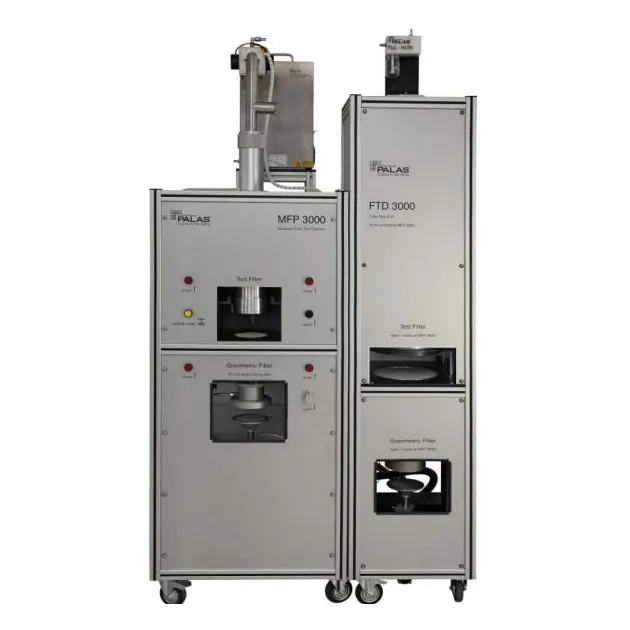 Testovacia stolica výkonu filtra PALAS MFP3000